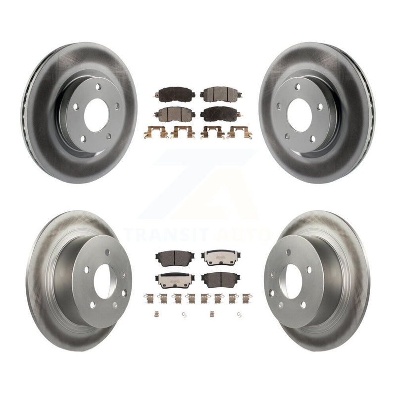 Transit Auto KGT-102851 Disc Brake Kit for 2019-2020 Nissan Altima - Front and Rear