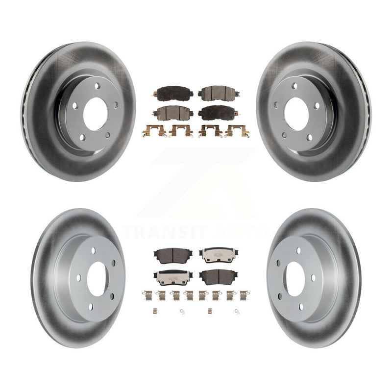Transit Auto KGT-102852 Disc Brake Kit for 2019-2023 Nissan Altima - Front and Rear
