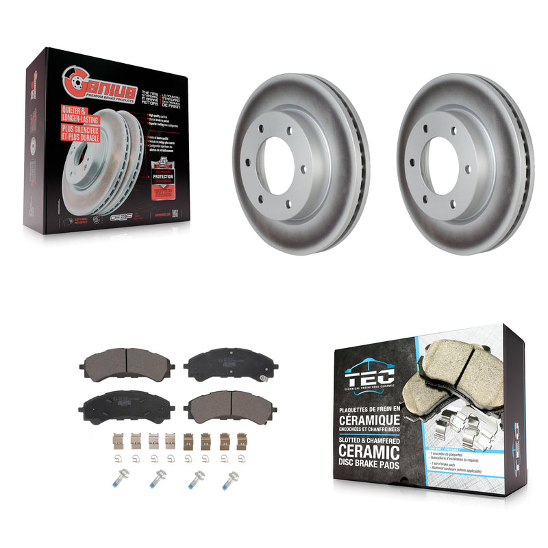Transit Auto KGT-102866 Disc Brake Kit for 2019-2024 Ford Ranger, Ford Bronco - Front