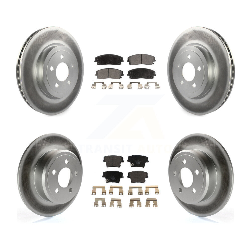 Transit Auto KGT-102873 Disc Brake Kit for 2015-2018 Dodge Charger - Front and Rear