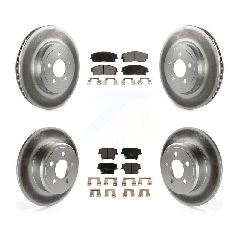 Transit Auto KGT-102873 Disc Brake Kit for 2015-2018 Dodge Charger - Front and Rear