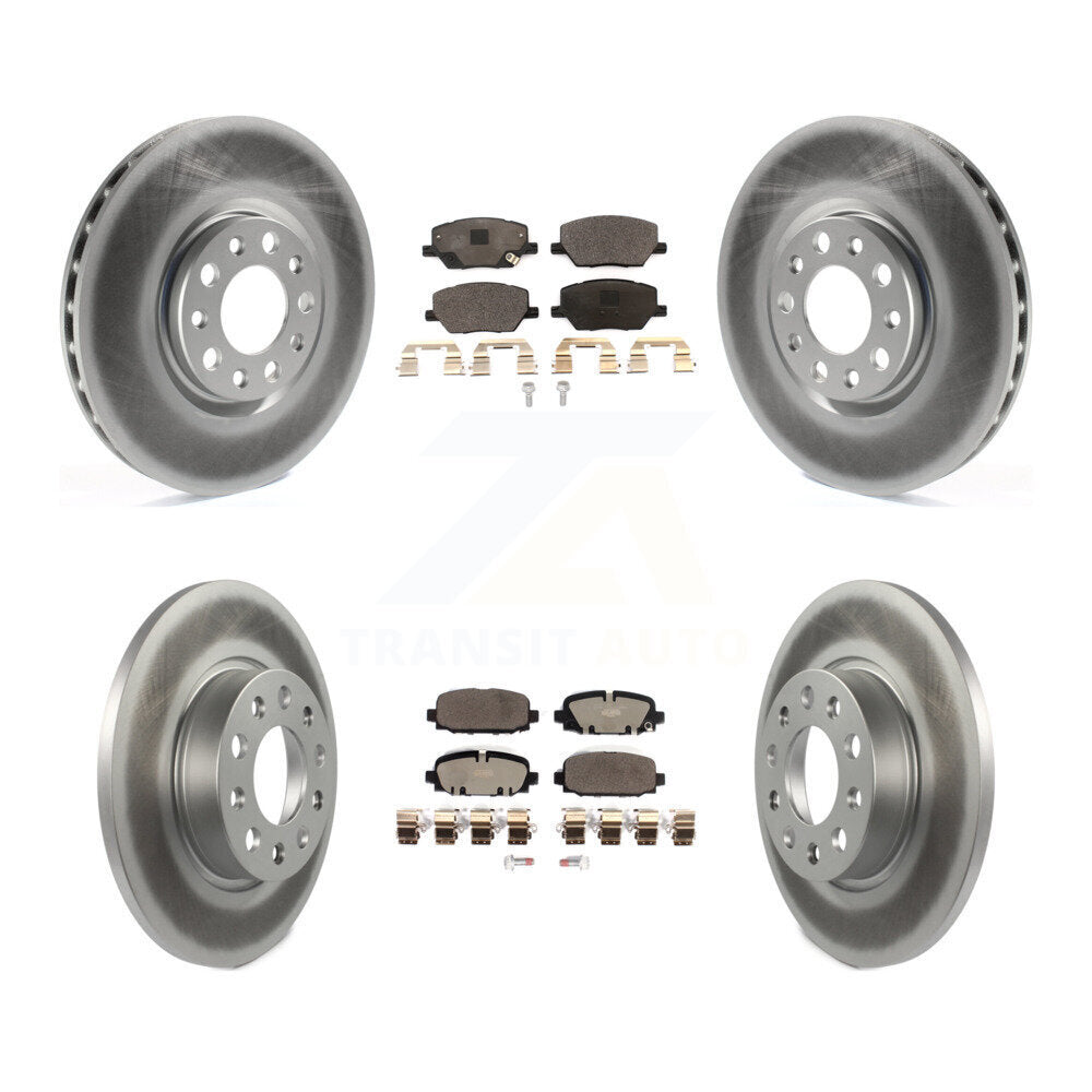 Transit Auto KGT-102874 Disc Brake Kit for 2018-2022 Jeep Compass - Front and Rear