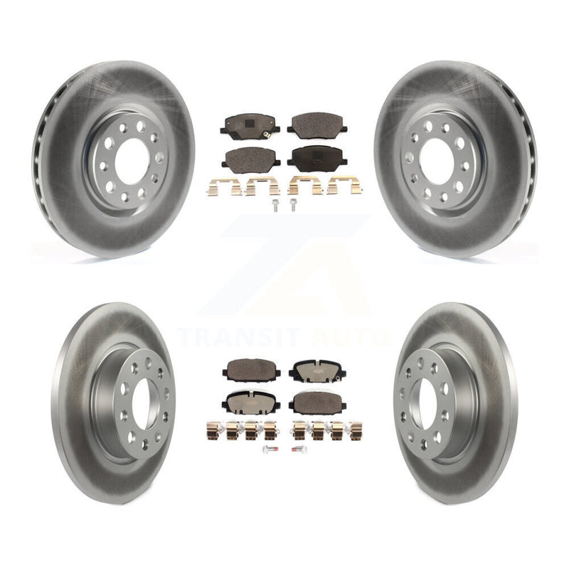 Transit Auto KGT-102874 Disc Brake Kit for 2018-2022 Jeep Compass - Front and Rear