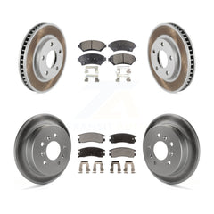Transit Auto KGT-102875 Disc Brake Kit for 1997-2005 Chevrolet Venture, Oldsmobile Intrigue and More - Front and Rear