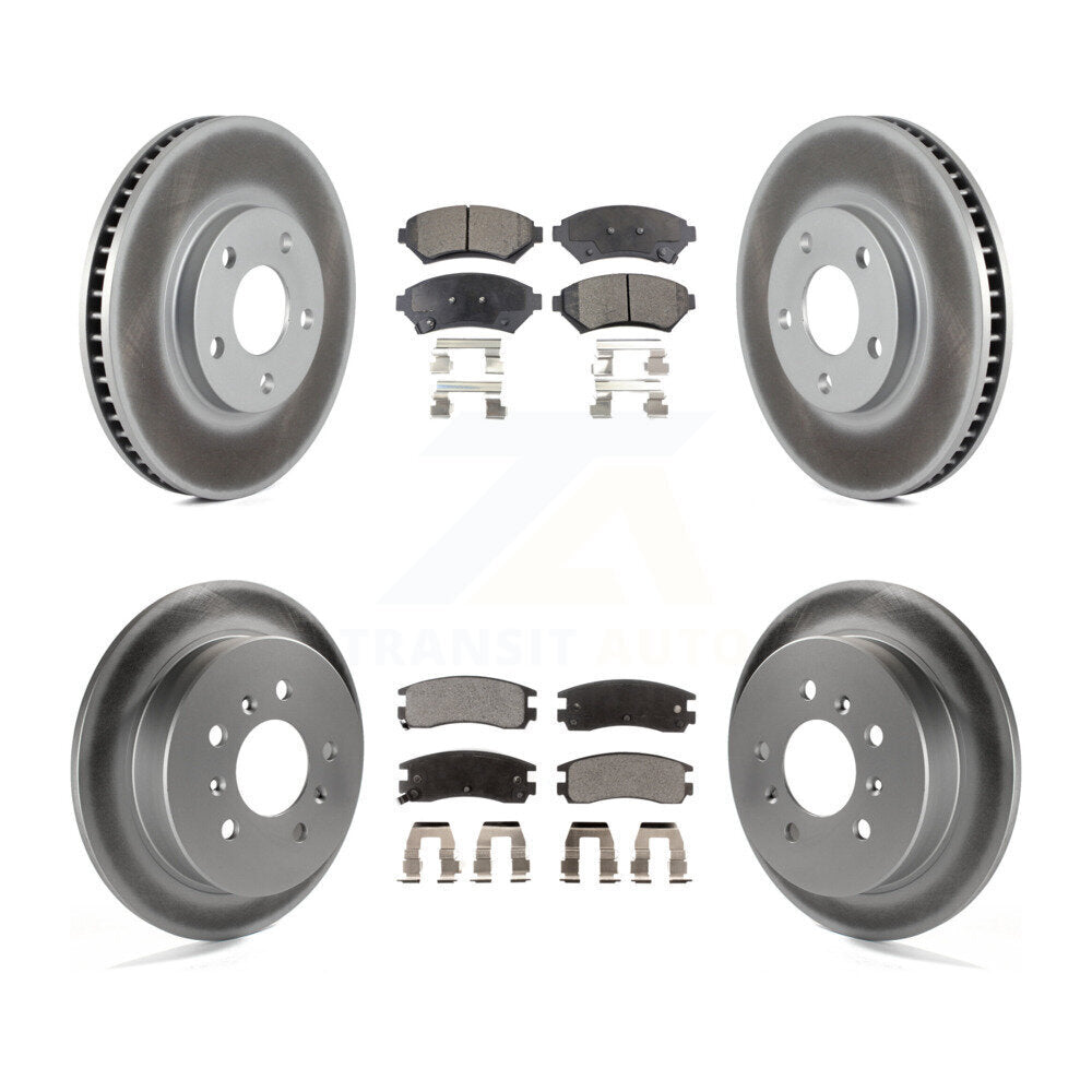 Transit Auto KGT-102876 Disc Brake Kit for 1998-2005 Chevrolet Impala, Chevrolet Monte Carlo, Oldsmobile Intrigue - Front and Rear
