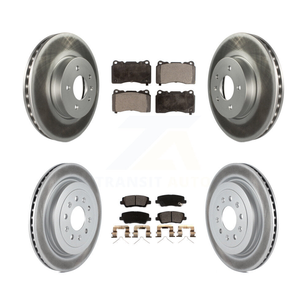 Transit Auto KGT-102877 Disc Brake Kit for 2017-2019 Cadillac ATS - Front and Rear