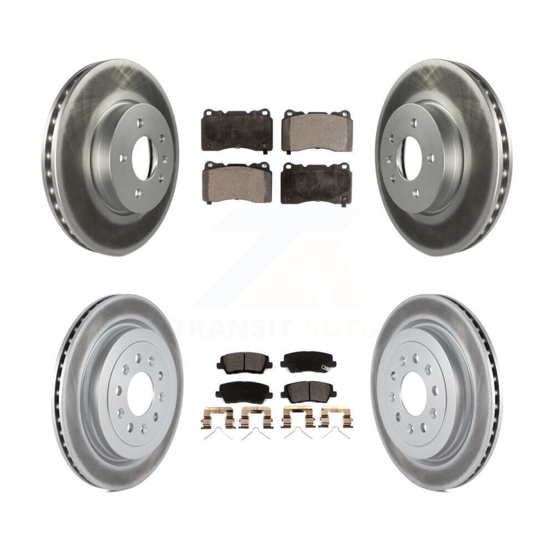 Transit Auto KGT-102877 Disc Brake Kit for 2017-2019 Cadillac ATS - Front and Rear
