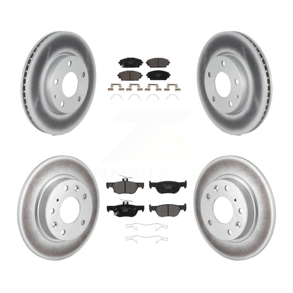 Transit Auto KGT-102878 Disc Brake Kit for 2019-2023 Mazda 3, Mazda 3 Sport - Front and Rear