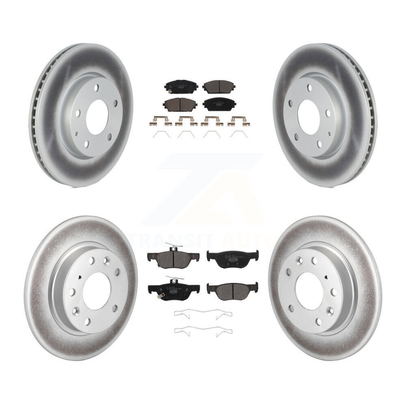 Transit Auto KGT-102878 Disc Brake Kit for 2019-2023 Mazda 3, Mazda 3 Sport - Front and Rear