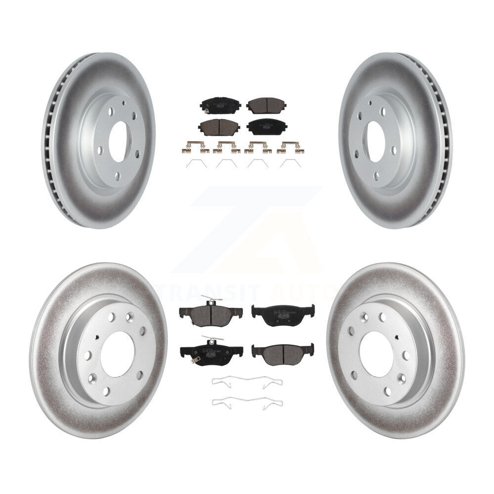 Transit Auto KGT-102879 Disc Brake Kit for 2019-2023 Mazda 3, Mazda 3 Sport - Front and Rear