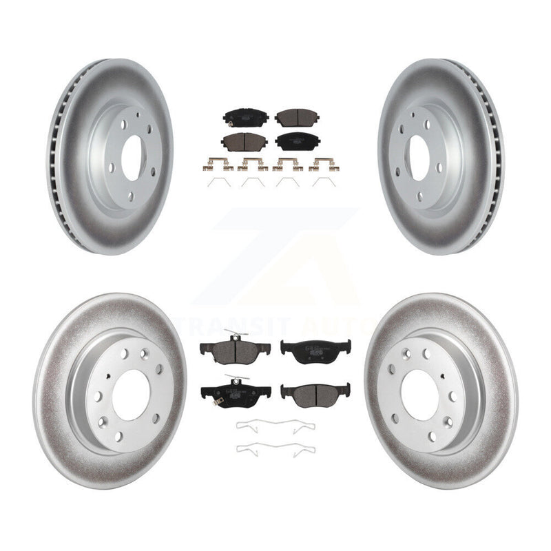 Transit Auto KGT-102879 Disc Brake Kit for 2019-2023 Mazda 3, Mazda 3 Sport - Front and Rear