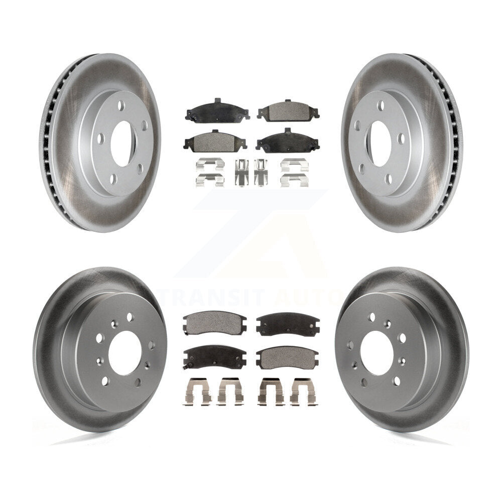 Transit Auto KGT-102880 Disc Brake Kit for 1999-2005 Oldsmobile Alero, Pontiac Grand Am - Front and Rear
