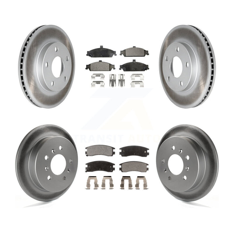 Transit Auto KGT-102880 Disc Brake Kit for 1999-2005 Oldsmobile Alero, Pontiac Grand Am - Front and Rear