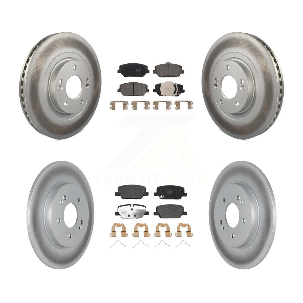 Transit Auto KGT-102881 Disc Brake Kit for 2019-2020 Hyundai Santa Fe - Front and Rear