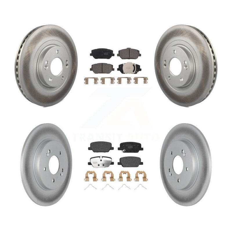 Transit Auto KGT-102881 Disc Brake Kit for 2019-2020 Hyundai Santa Fe - Front and Rear