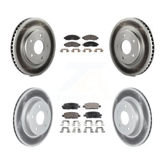 Transit Auto KGT-102882 Disc Brake Kit for 2018 Nissan LEAF - Front and Rear