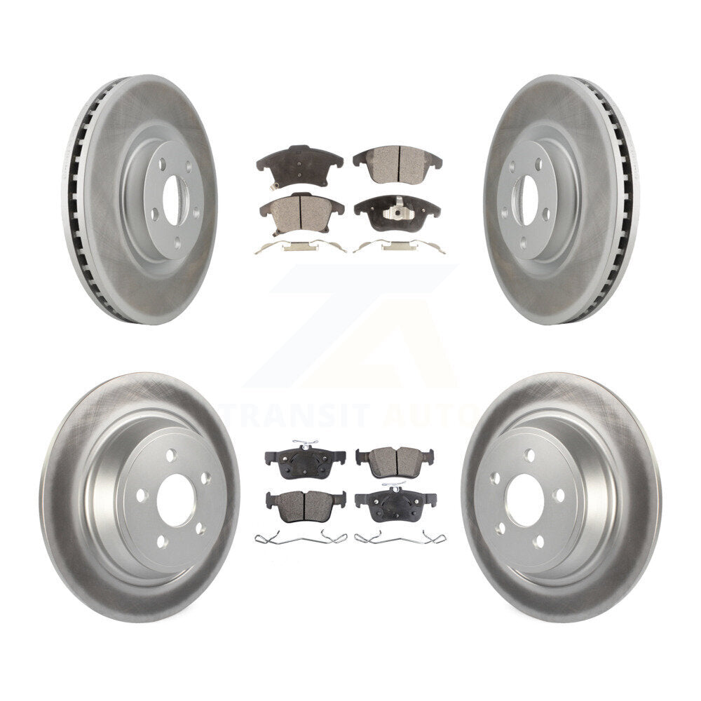 Transit Auto KGT-102883 Disc Brake Kit for 2019-2020 Ford SSV Plug-In Hybrid - Front and Rear