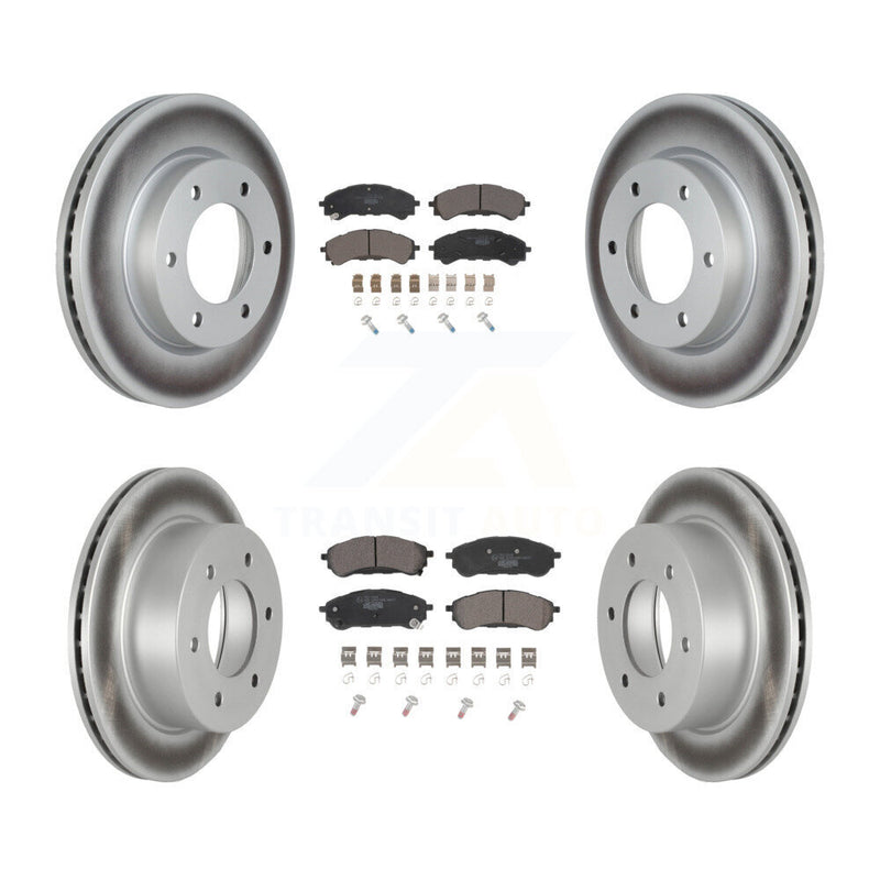 Transit Auto KGT-102884 Disc Brake Kit for 2019-2023 Ford Ranger - Front and Rear