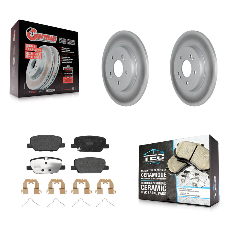 Transit Auto KGT-102890 Disc Brake Kit for 2019-2024 Hyundai Palisade, Hyundai Santa Fe, Kia Telluride - Rear