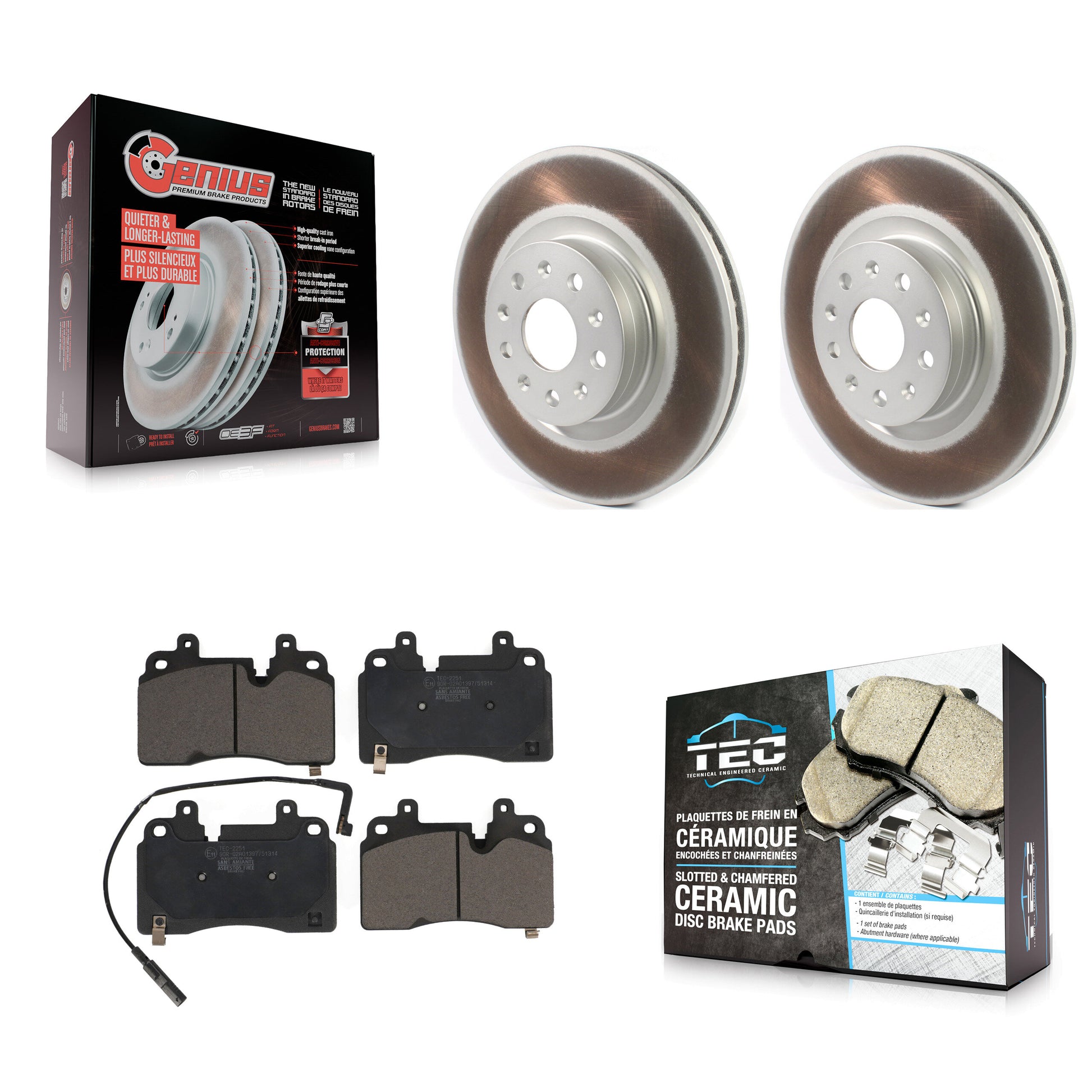 Transit Auto KGT-102892 Disc Brake Kit for 2019-2020 Cadillac CT6 - Front