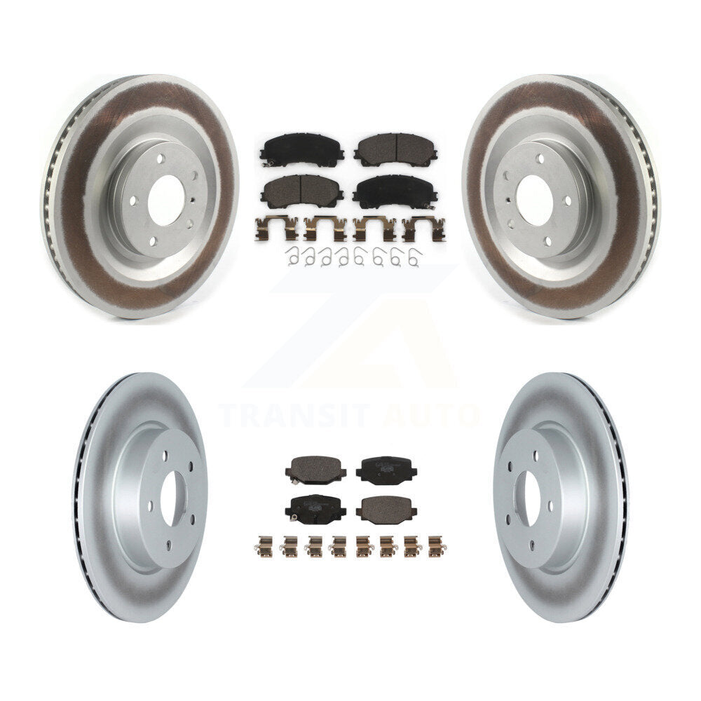 Transit Auto KGT-102907 Disc Brake Kit for 2019-2023 INFINITI QX55, INFINITI QX50 - Front and Rear