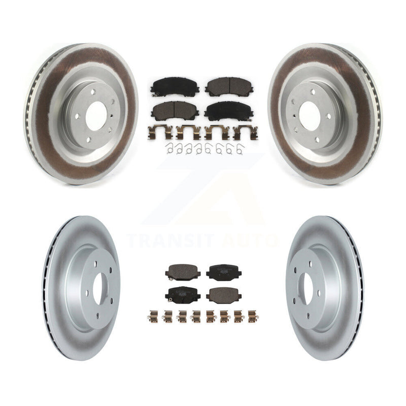 Transit Auto KGT-102907 Disc Brake Kit for 2019-2023 INFINITI QX55, INFINITI QX50 - Front and Rear