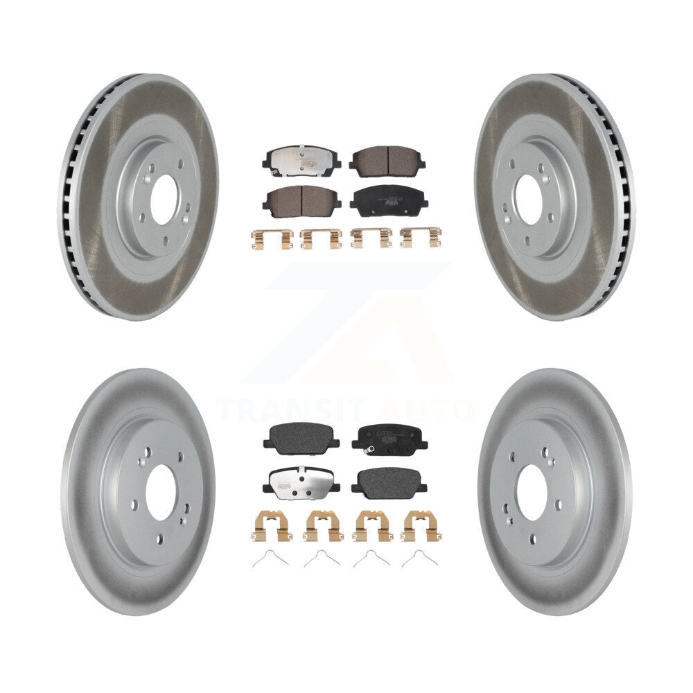 Transit Auto KGT-102909 Disc Brake Kit for 2020-2024 Hyundai Palisade, Kia Telluride - Front and Rear