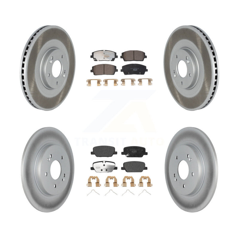 Transit Auto KGT-102909 Disc Brake Kit for 2020-2024 Hyundai Palisade, Kia Telluride - Front and Rear