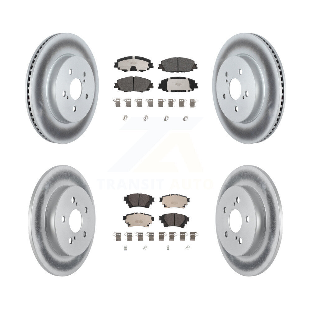 Transit Auto KGT-102911 Disc Brake Kit for 2019-2024 Toyota Corolla - Front and Rear