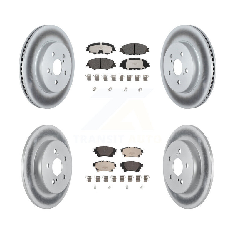 Transit Auto KGT-102911 Disc Brake Kit for 2019-2024 Toyota Corolla - Front and Rear