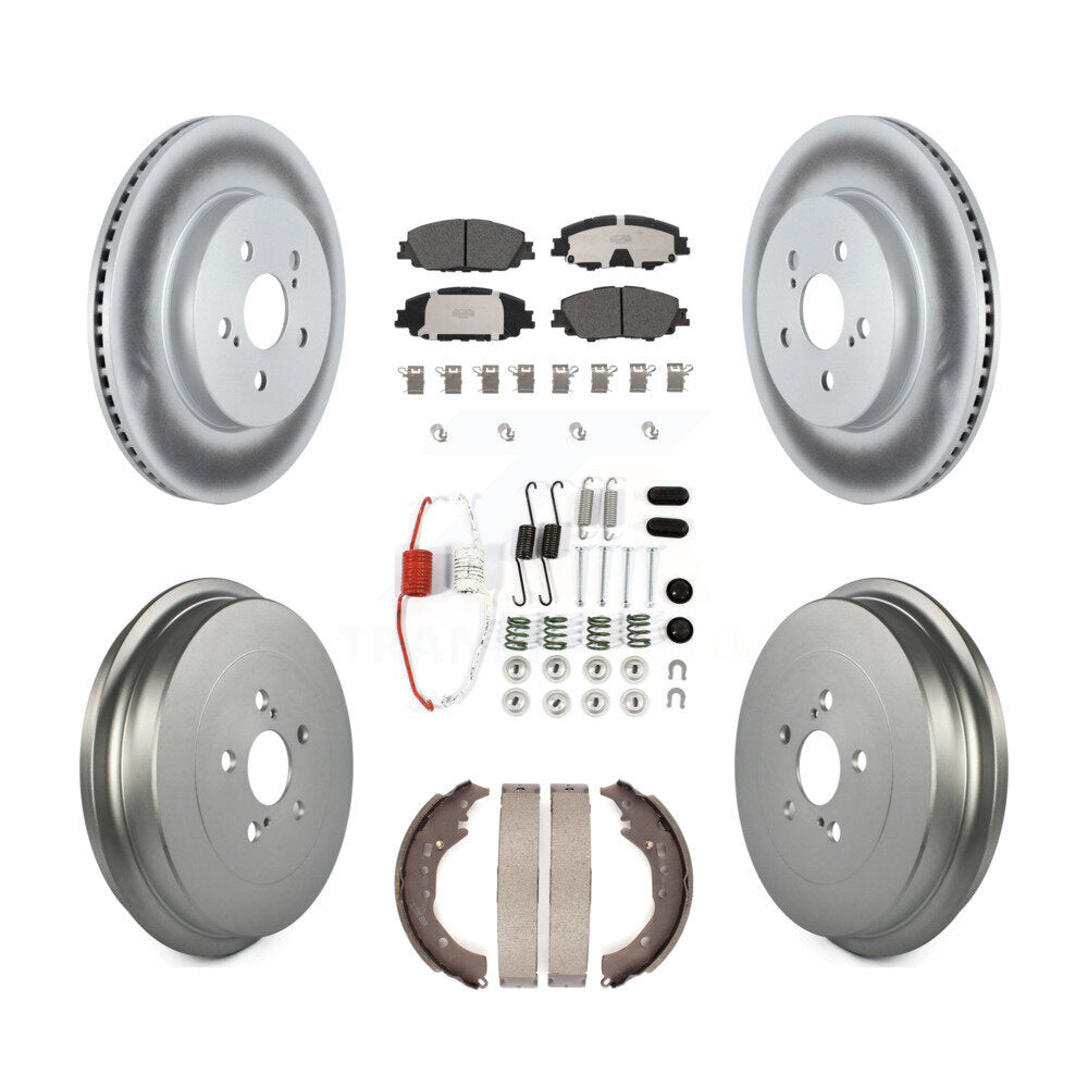 Transit Auto KGT-102918 Disc Brake Kit for 2019 Toyota Corolla - Front and Rear