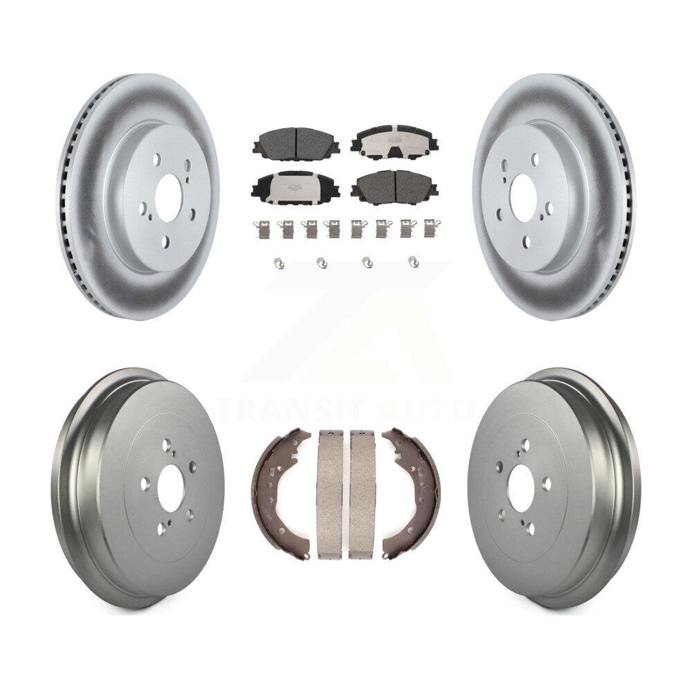 Transit Auto KGT-102919 Disc Brake Kit for 2019 Toyota Corolla - Front and Rear