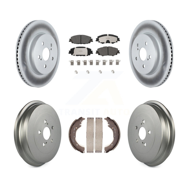 Transit Auto KGT-102919 Disc Brake Kit for 2019 Toyota Corolla - Front and Rear