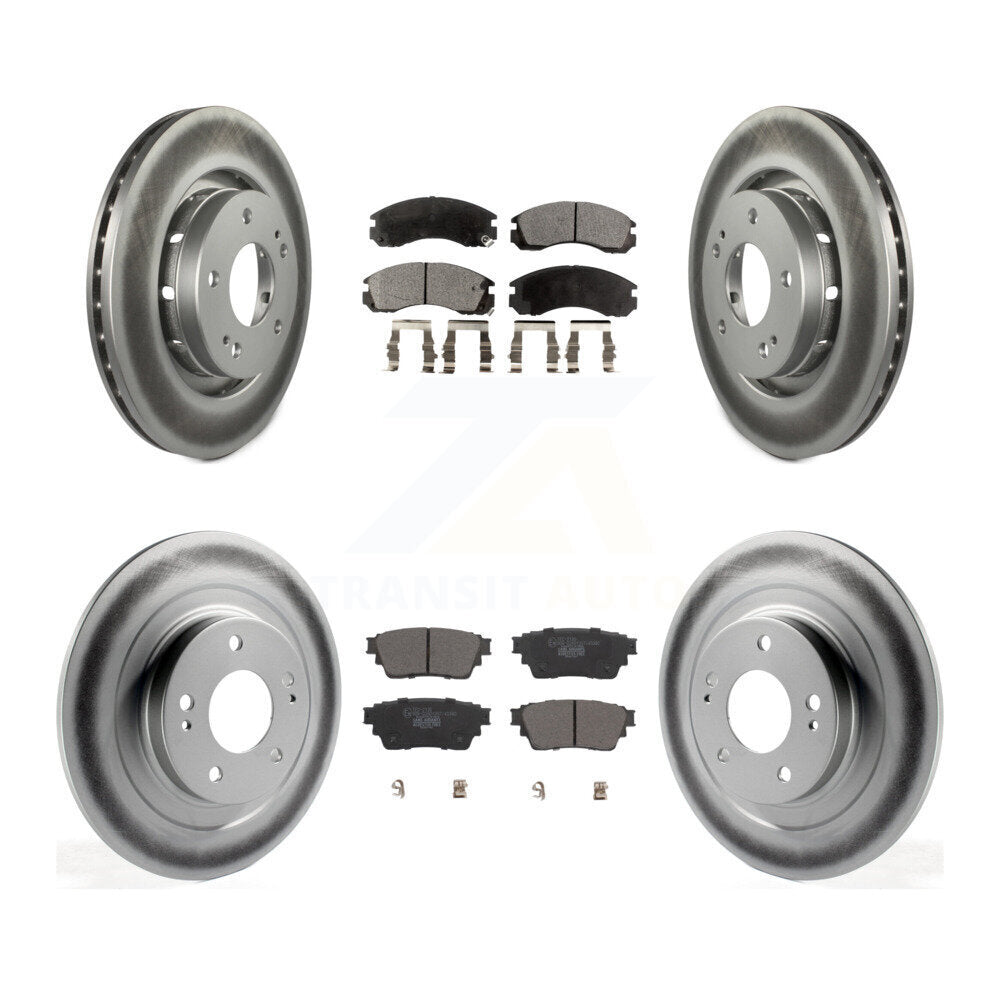 Transit Auto KGT-102920 Disc Brake Kit for 2018-2022 Mitsubishi Outlander PHEV - Front and Rear
