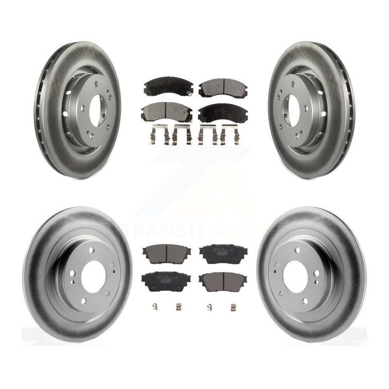Transit Auto KGT-102920 Disc Brake Kit for 2018-2022 Mitsubishi Outlander PHEV - Front and Rear
