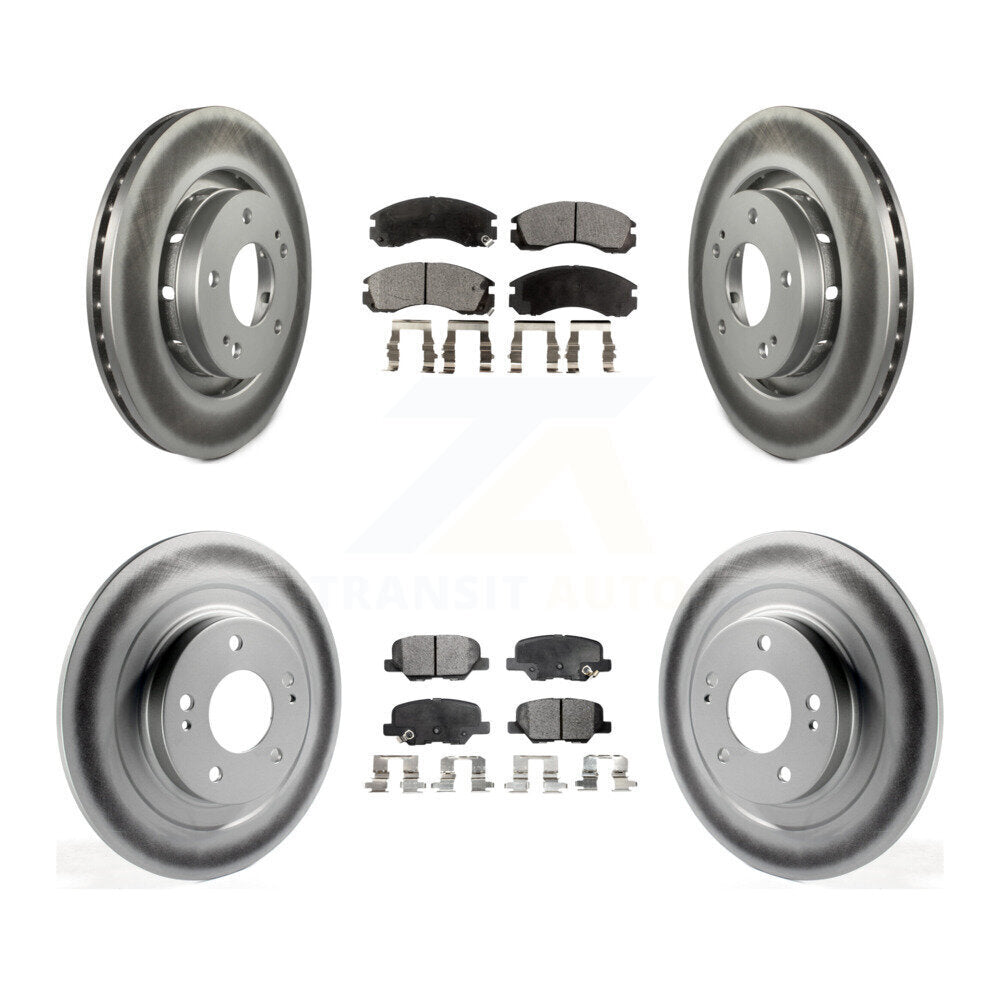 Transit Auto KGT-102921 Disc Brake Kit for 2018-2020 Mitsubishi Outlander PHEV - Front and Rear