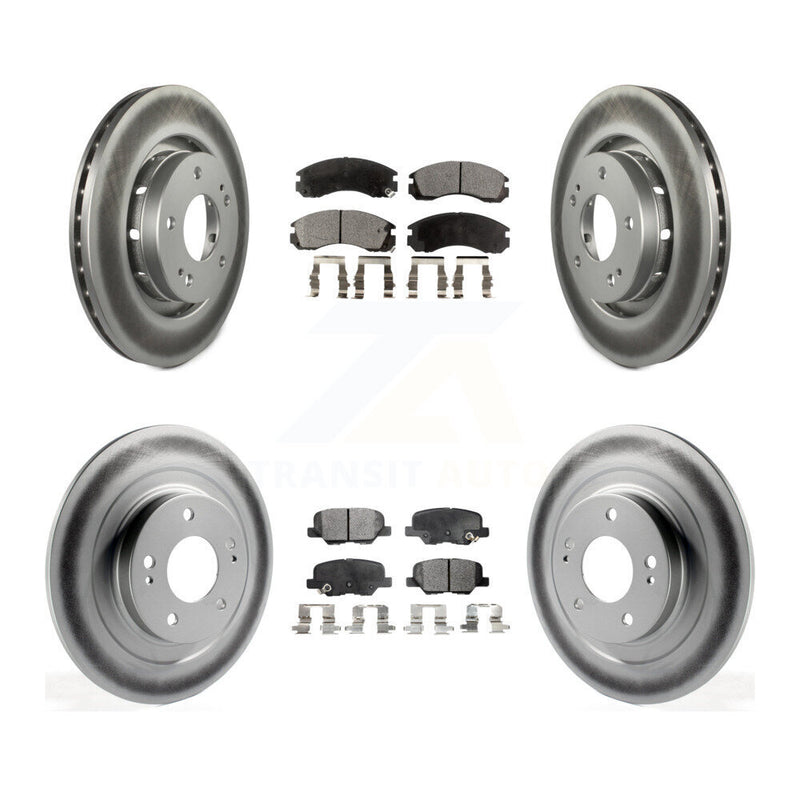 Transit Auto KGT-102921 Disc Brake Kit for 2018-2020 Mitsubishi Outlander PHEV - Front and Rear
