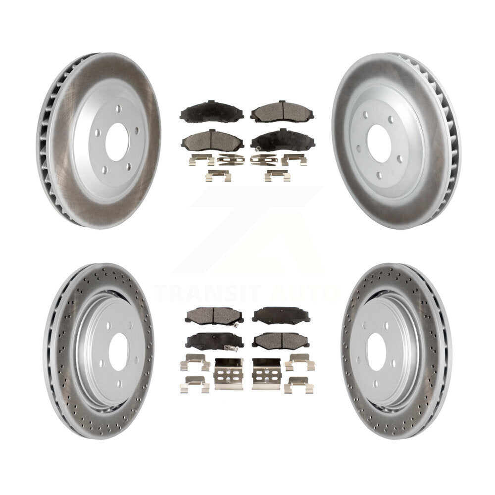 Transit Auto KGT-102922 Disc Brake Kit for 2008 Cadillac XLR - Front and Rear