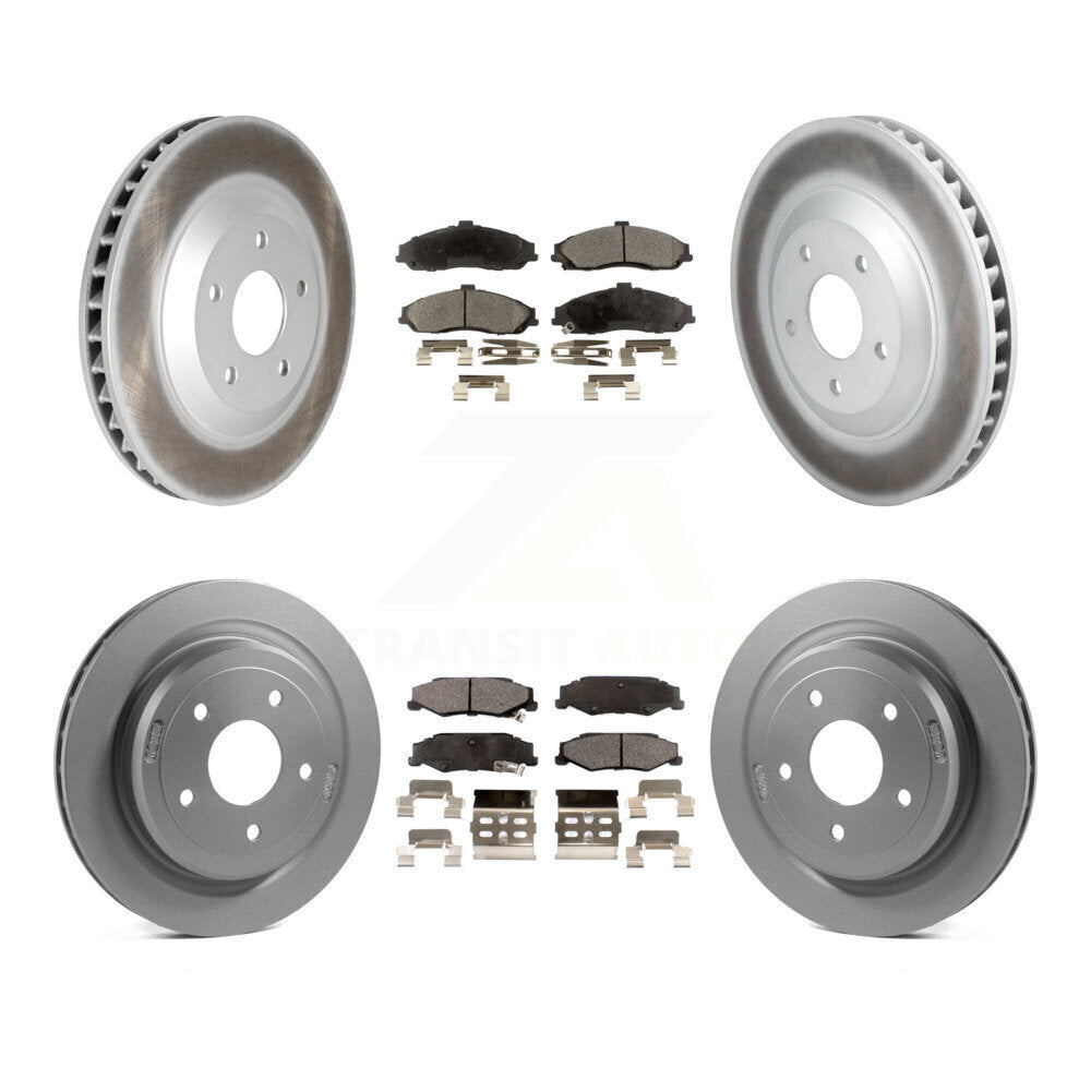 Transit Auto KGT-102923 Disc Brake Kit for 2004-2008 Cadillac XLR - Front and Rear