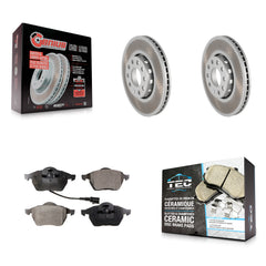 Transit Auto KGT-102929 Disc Brake Kit for 1992-1999 Audi A6 Quattro, Audi 100 Quattro - Front