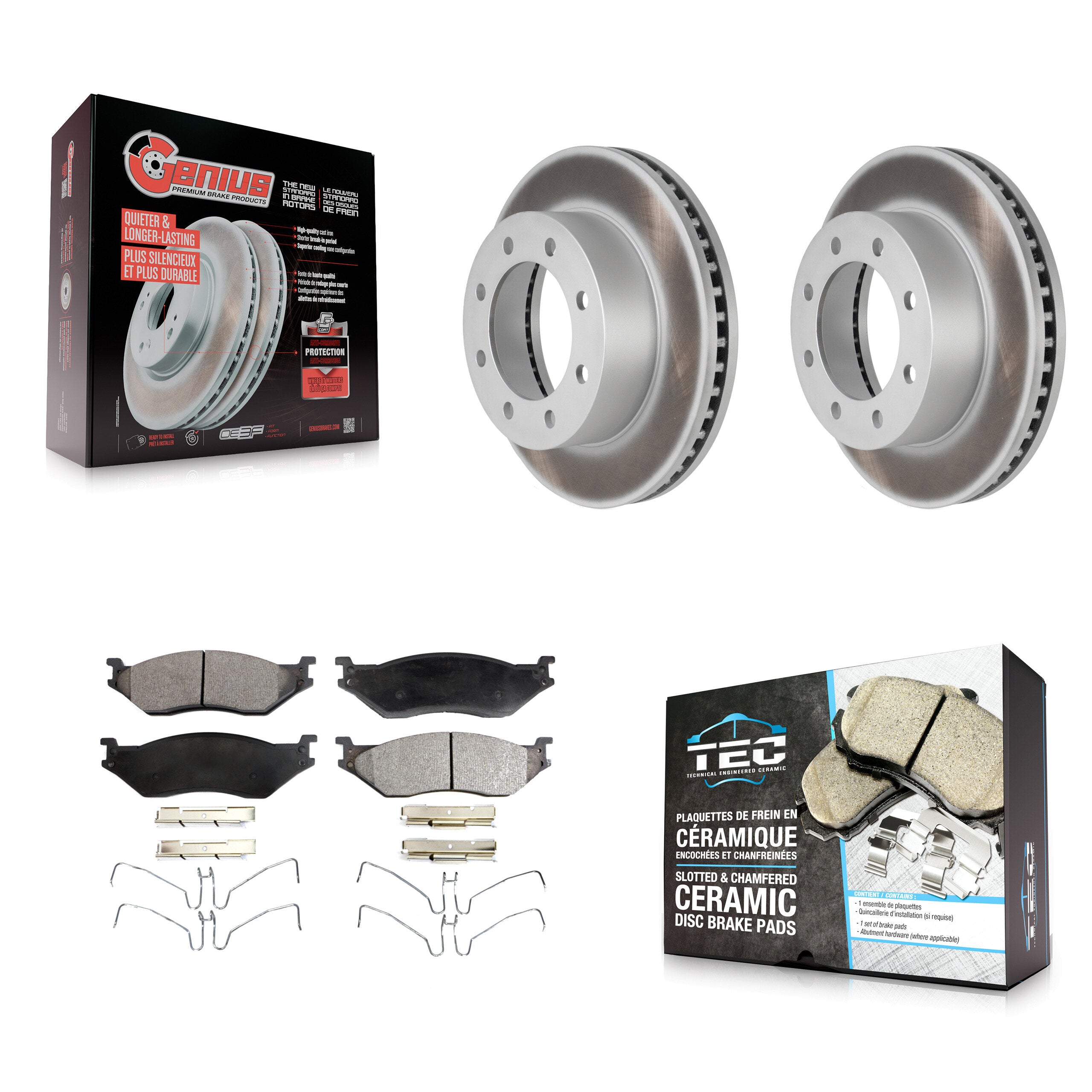 Transit Auto KGT-102932 Disc Brake Kit for 2005-2009 Ford F-450 Super Duty - Front