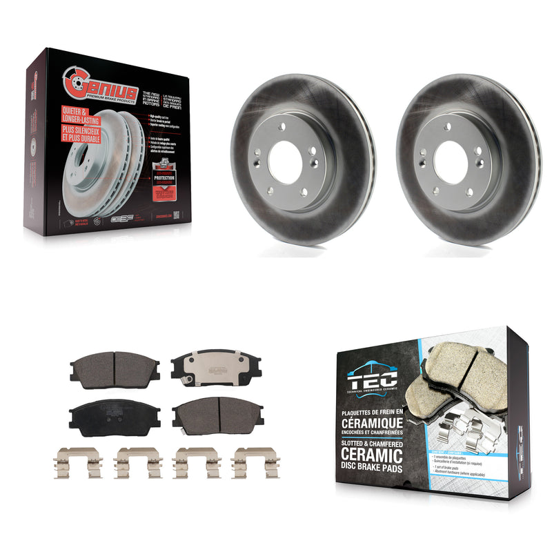 Transit Auto KGT-102935 Disc Brake Kit for 2020-2023 Kia Soul, Hyundai Venue - Front