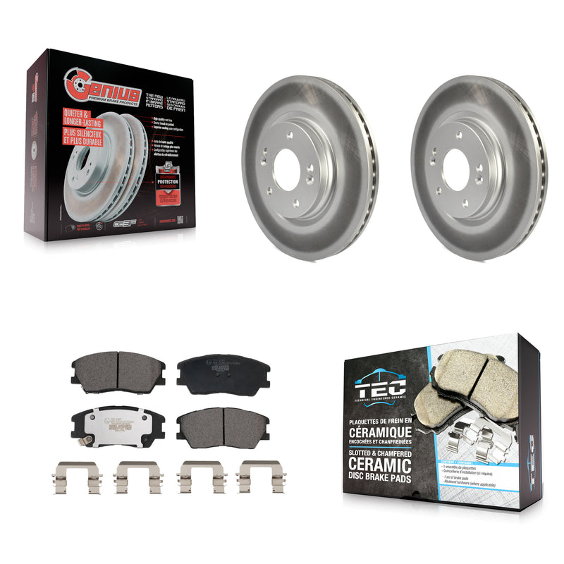 Transit Auto KGT-102936 Disc Brake Kit for 2017-2023 Kia Soul, Kia Soul EV - Front