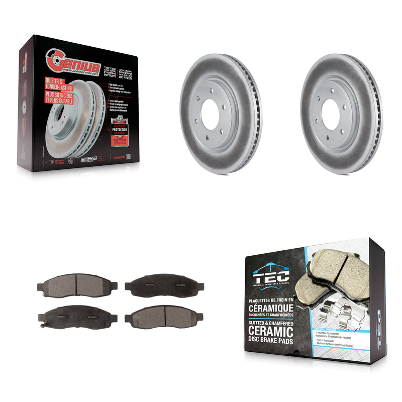 Transit Auto KGT-102942 Disc Brake Kit for 2007 Nissan TITAN - Front