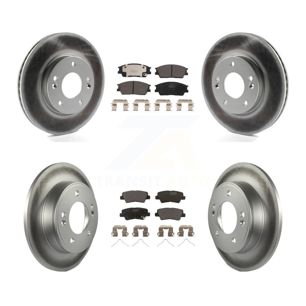 Transit Auto KGT-102943 Disc Brake Kit for 2020-2023 Hyundai Venue, Kia Soul - Front and Rear