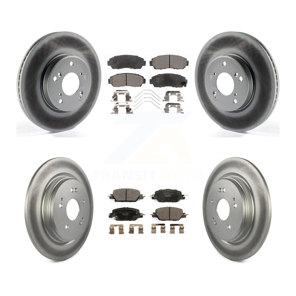 Transit Auto KGT-102945 Disc Brake Kit for 2020 Honda CR-V - Front and Rear