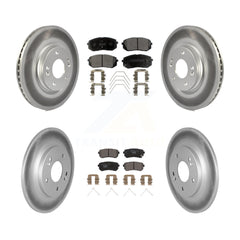 Transit Auto KGT-102946 Disc Brake Kit for 2018-2024 Hyundai Kona, Kia Seltos - Front and Rear