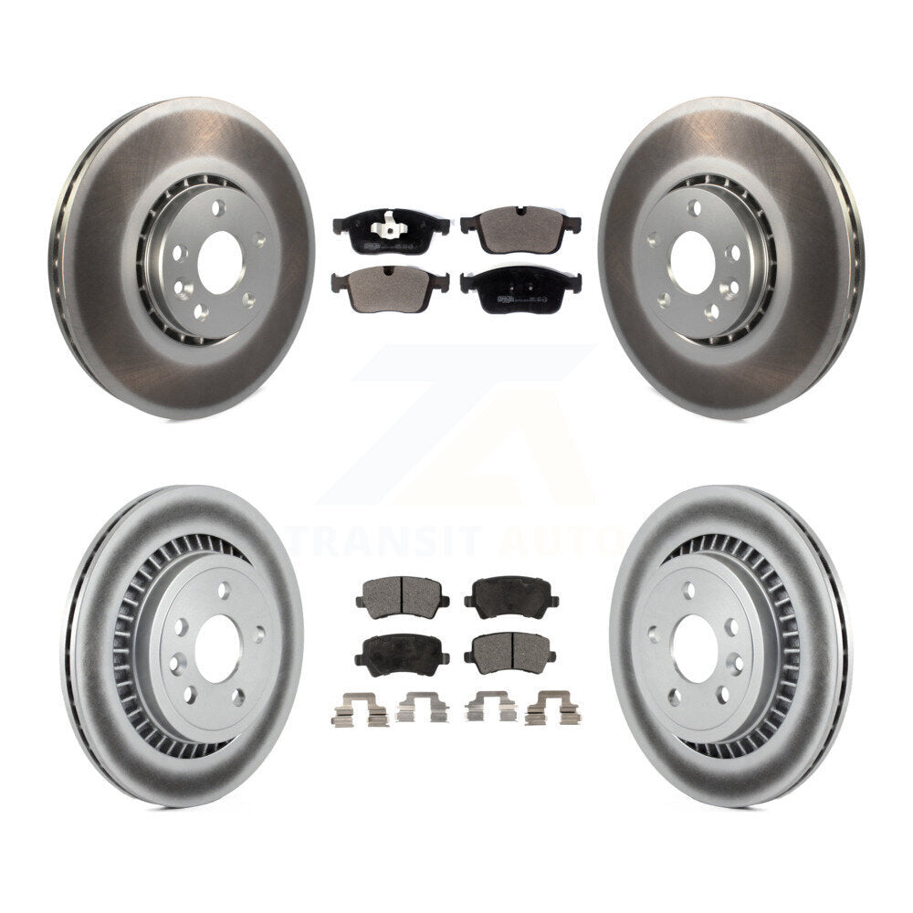 Transit Auto KGT-102952 Disc Brake Kit for 2017 Volvo XC60 - Front and Rear