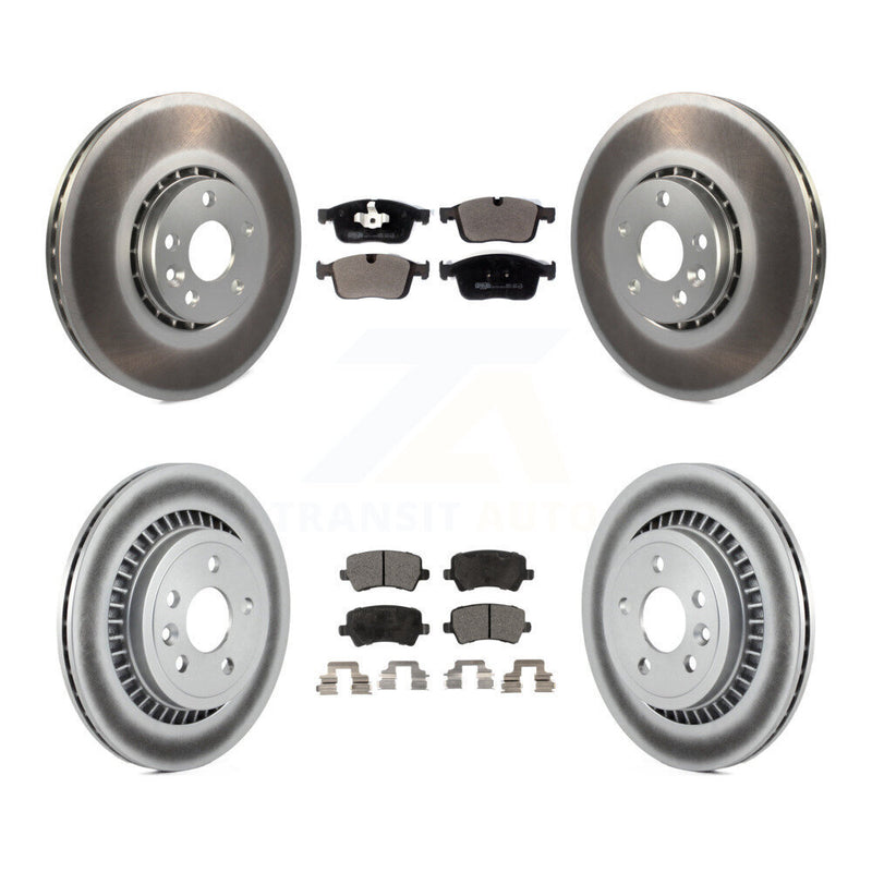Transit Auto KGT-102952 Disc Brake Kit for 2017 Volvo XC60 - Front and Rear