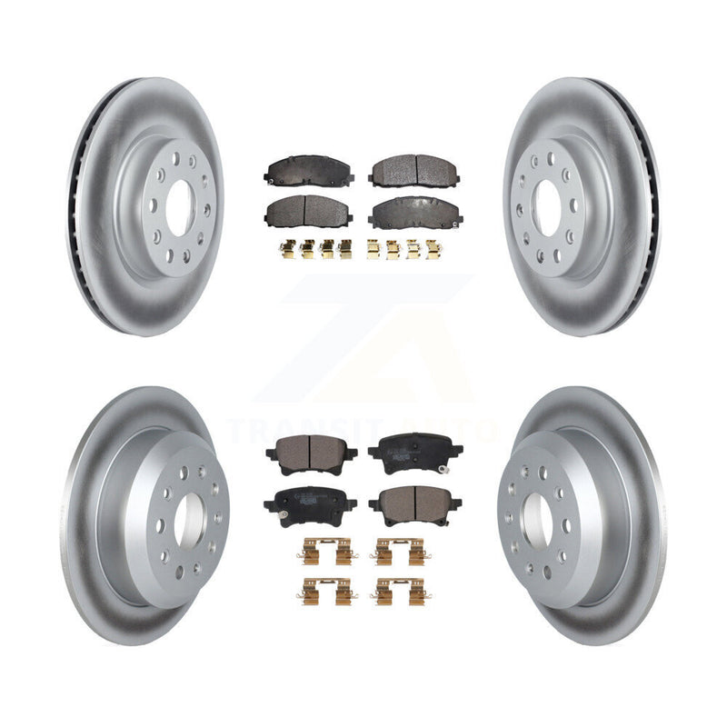 Transit Auto KGT-102956 Disc Brake Kit for 2021 Jeep Wrangler - Front and Rear